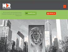 Tablet Screenshot of lionwhisperer.co.za